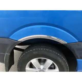 Kapeat pyöränkaaren listat (4 kpl, ruostumaton teräs) Mercedes Sprinter W906 2006–2018 kuva 1