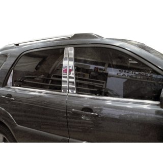 Pilarilistat (6 kpl, ruostumaton teräs) Kia Sportage 2004–2010 kuva 1