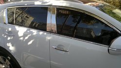 Ford Focus II 2005–2008 Ovipilarin listat (ruostumaton teräs) kuva 1