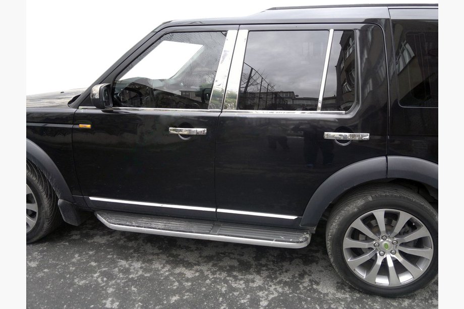Land Rover Discovery III 2004–2009 Ikkunankehyslistat (4 kpl, ruostumaton teräs) Image