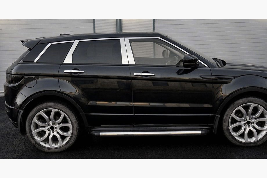 Range Rover Evoque 2012–2018 Ovipilarien listat (6 kpl, ruostumaton teräs) Image