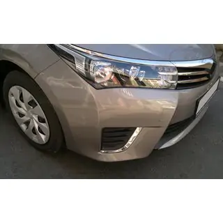 Sumuvalojen kromikehykset (2013-2016, ruostumaton teräs) Toyota Corolla 2013–2019 kuva 1