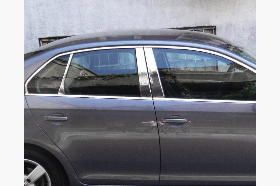 Volkswagen Jetta 2006–2011 Ovipilarilistat (6 kpl, ruostumaton teräs) Image