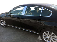 Volkswagen Passat B8 2015–2023 Ovipilarien listat (ruostumaton teräs) kuva 1