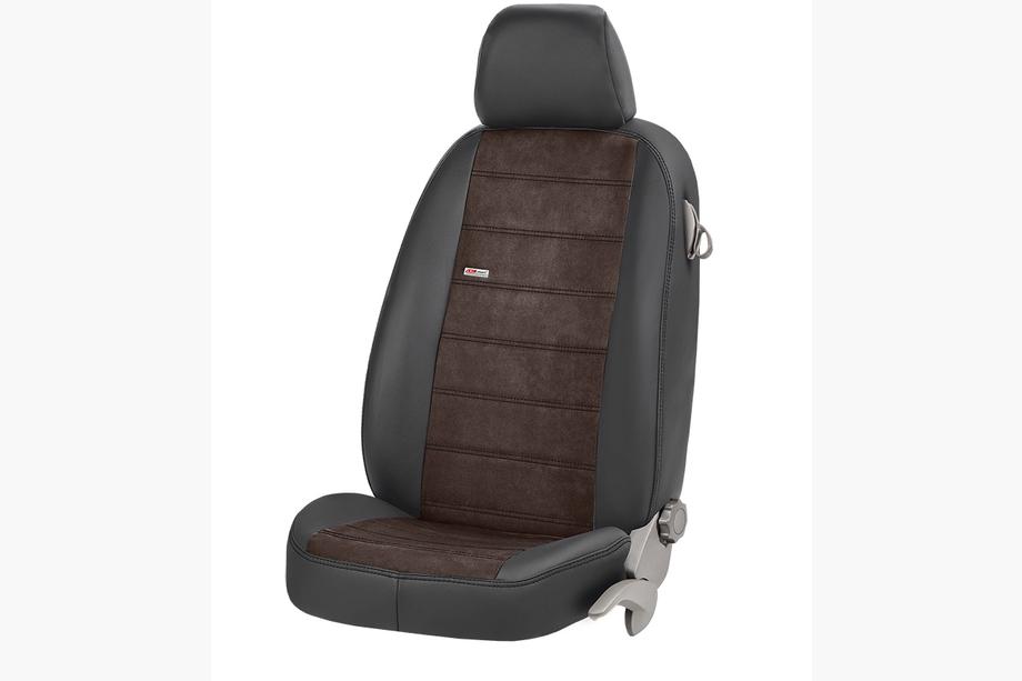 SsangYong Musso II 2018– Istuinpäälliset eco-nahka + kangas + alcantara Antara (koko sisusta) Kuva 4