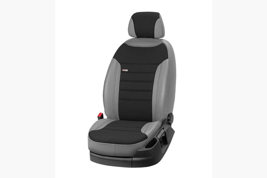 Mercedes E-sarja W210 1995–2002 Auton penkinpäälliset ekonahka+kangas Eco Classic 2020 (koko sisusta) Kuva 11
