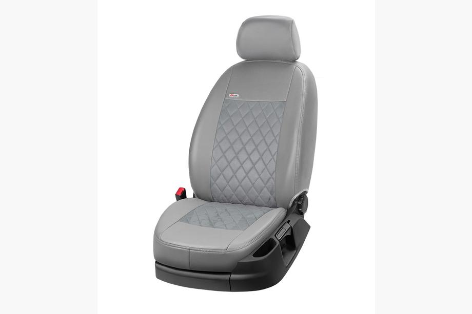 Hyundai I-10 2017–2020 Istuinsuojat keinonahka+kangas+Alcantara Eco Prestige Antara (täydellinen sarja) Kuva 3
