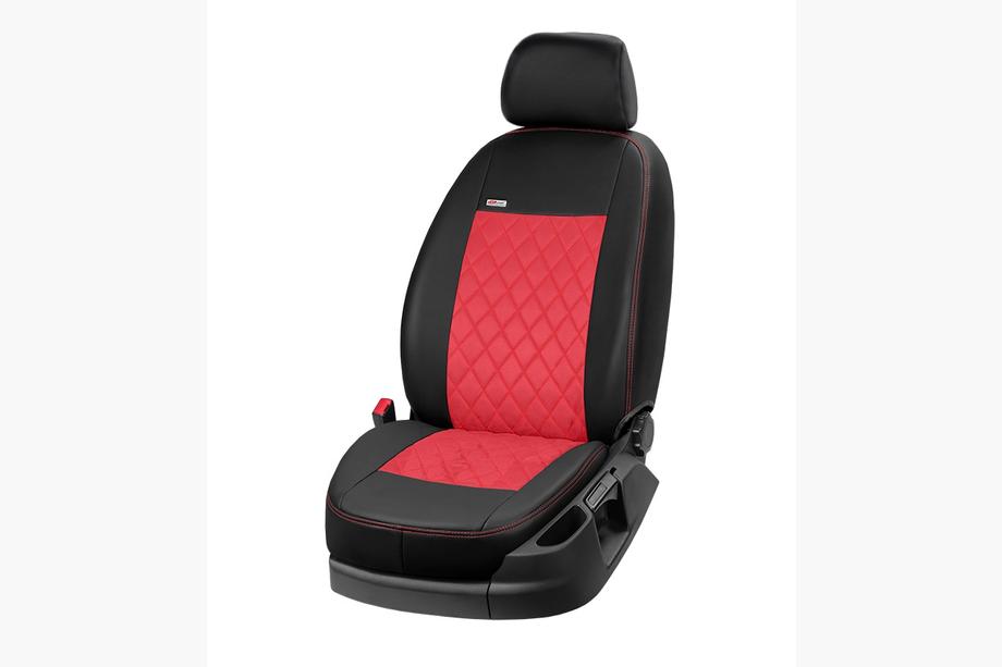 Hyundai I-10 2017–2020 Istuinsuojat keinonahka+kangas+Alcantara Eco Prestige Antara (täydellinen sarja) Kuva 4