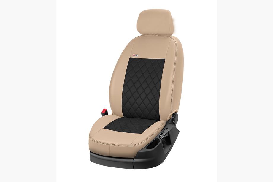 Hyundai I-10 2017–2020 Istuinsuojat keinonahka+kangas+Alcantara Eco Prestige Antara (täydellinen sarja) Kuva 11