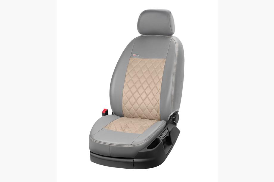 Hyundai I-10 2017–2020 Istuinsuojat keinonahka+kangas+Alcantara Eco Prestige Antara (täydellinen sarja) Kuva 14