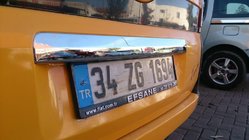 Peugeot Bipper 2008–2017 Rekisterikilven ylälista (ruostumaton teräs) OmsaLine – italialainen ruostumaton teräs kuva 3