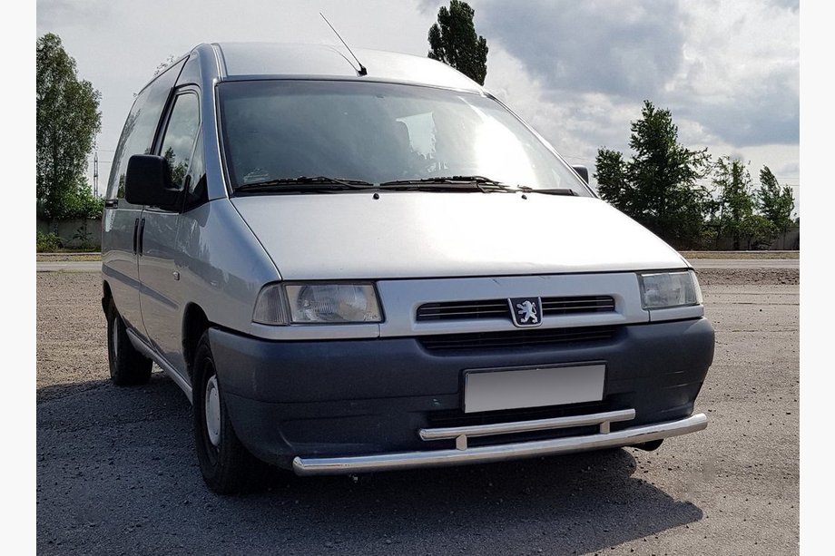 Citroen Jumpy 1996–2007 Etusuojakaari ST016 (ruostumaton teräs) Image