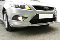 Ford Focus II 2008–2011 Etupuskurin lip spoiler Sedan (maalattava) kuva 1