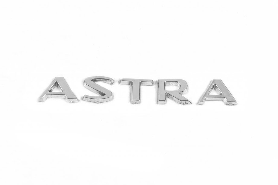 Opel Astra G Classic 1998–2012 Astra-teksti (128 x 17 mm) Image