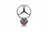 Mercedes S-class W221 2005–2013 Ristikkotähtäin-embleemi (tekstillä) kuva 1