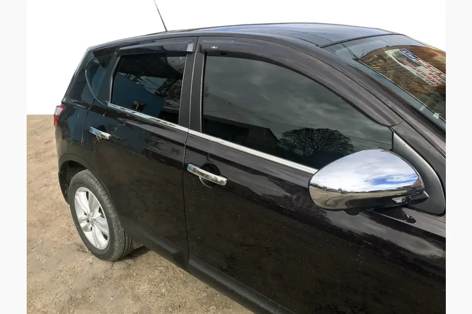 Nissan Qashqai 2010–2014 Ulompi reunalista (4 kpl, ruostumaton teräs) Image