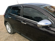 Nissan Qashqai 2010–2014 Ulompi reunalista (4 kpl, ruostumaton teräs) Vakiopohja, OmsaLine - italialaista ruostumatonta terästä kuva 1