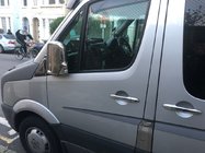 Volkswagen Crafter 2006–2016 Ovenkahvan kromisuojat (4 kpl, ruostumaton teräs) Carmos - turkkilainen teräs kuva 3