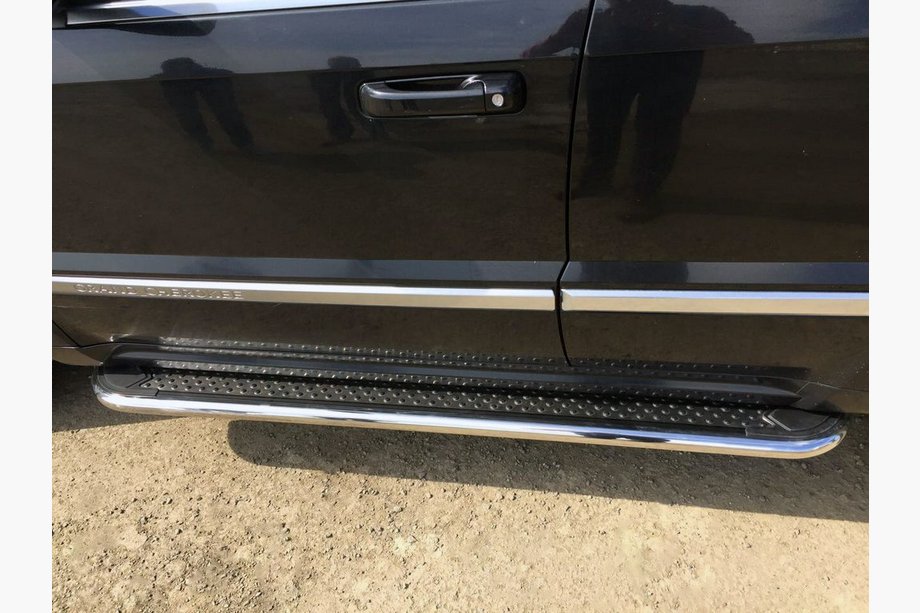 Toyota Highlander 2013–2019 Maydos V2 sivuportaat (2 kpl, ruostumaton teräs) Image