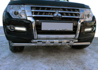Mitsubishi Pajero Wagon IV 2006–2021 Etupuskurisuoja ST015 (ruostumaton teräs) kuva 1