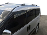 Fiat Doblo II 2010–2022 ALE!!! Kattokaiteet, harmaa metallinhohto Vakiokiinnityssarja kuva 1