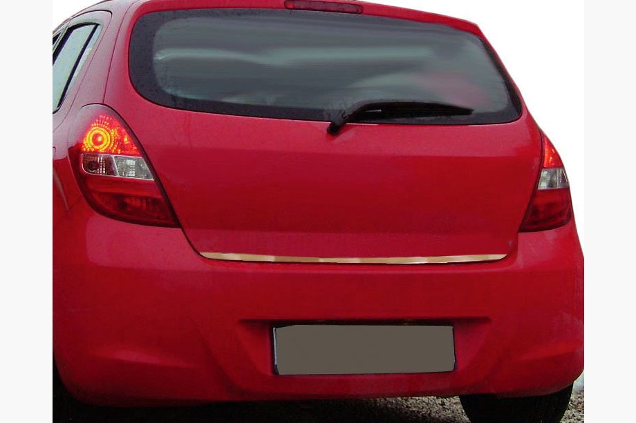 Hyundai I-20 2008–2012 Takalukun reunalista (ruostumaton teräs) Image