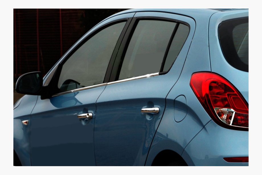 Hyundai I-20 2012–2014 Ikkunoiden alalistat (4 kpl, ruostumaton teräs) Image