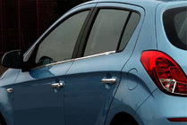 Hyundai I-20 2012–2014 Ikkunoiden alalistat (4 kpl, ruostumaton teräs) kuva 1