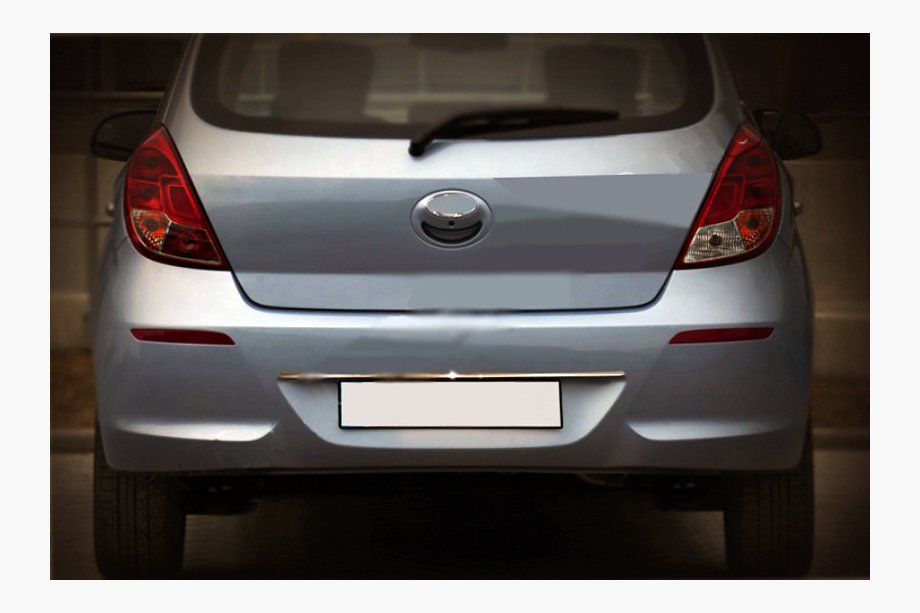 Hyundai I-20 2012–2014 Rekisterikilven ylälista (ruostumaton teräs) Image