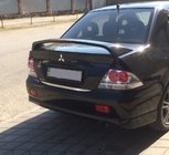 Mitsubishi Lancer 9 2004–2008 Takalukun reunalista (ruostumaton teräs) kuva 1