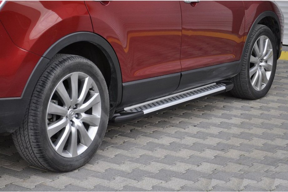 Mazda CX-9 2007–2016 Sivukynnykset Allmond Grey (2 kpl, alumiini) Image