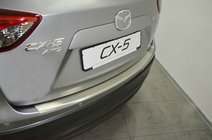 Mazda CX-5 2012–2017 Takapuskurin suojalista taivutuksella Натаніка (ruostumaton teräs) kuva 1
