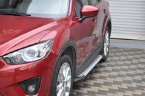 Mazda CX-5 2012–2017 Sivukynnykset Allmond Grey (2 kpl, alumiini) kuva 1