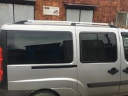 Fiat Doblo I 2001–2005 Kromatut kattokaiteet Muoviset jalat kuva 4