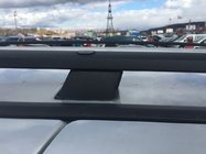 Fiat Doblo II 2010–2022 Mustat kattokaiteet Vakiomalli, metalliset jalat kuva 4