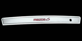 Mazda 6 2003–2008 Kromilista punaisella taustavalolla (muovia) kuva 1
