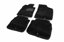Hyundai Santa Fe 2 2006–2012 3D-tekstiilimatot sisätilaan (Seintex) kuva 1