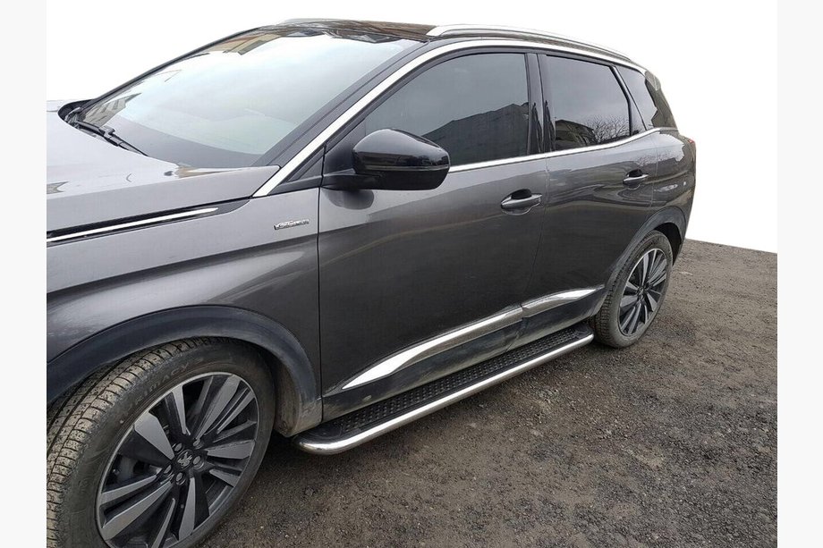Peugeot 3008 2016–2023 Maydos V2 sivuportaat (2 kpl, alumiini + ruostumaton teräs) Image