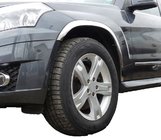 Mercedes GLK-sarja X204 2008–2015 Pyöränkaaren kromilistat (4 kpl, ruostumaton teräs) kuva 1