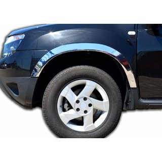 Pyöränkaarilistat (4 kpl, ruostumaton teräs) Dacia Duster 2008–2018 kuva 1