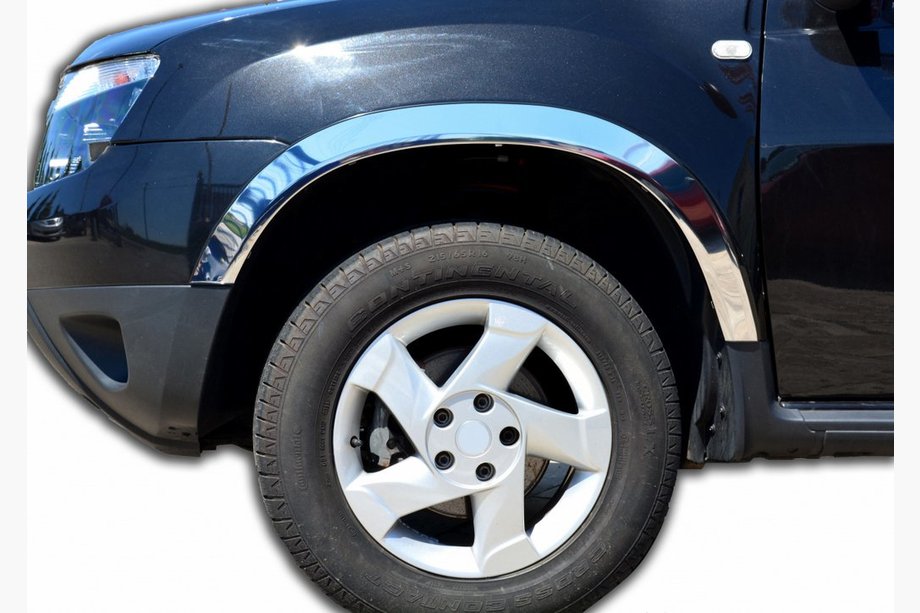 Dacia Duster 2008–2018 Pyöränkaarilistat (4 kpl, ruostumaton teräs) Image