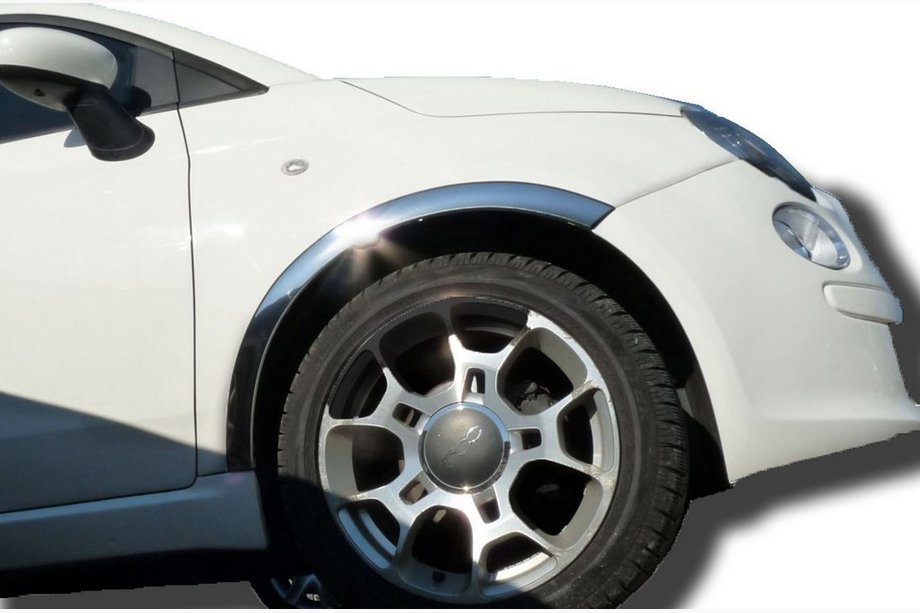 Fiat 500/500L 2013–2022 Pyöränkaaren kromilistat (4 kpl, ruostumaton teräs) Image