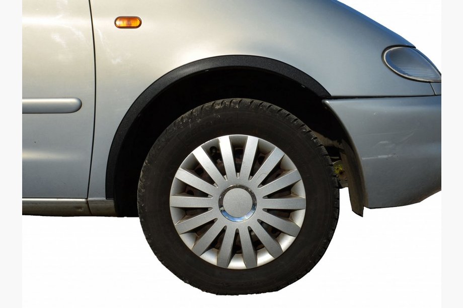 Jaguar X-Type 2001–2009 Lokasuojan kaarilevikkeet (4 kpl, mustat) Image
