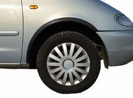 Jaguar X-Type 2001–2009 Lokasuojan kaarilevikkeet (4 kpl, mustat) kuva 1