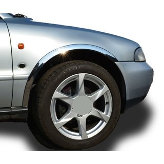 Pyöränkaaren kromilistat (4 kpl, ruostumaton teräs) Audi A4 B5 1994–2001 kuva 1