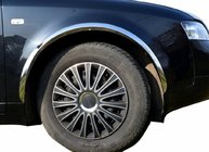 Audi A4 B6 2000–2004 Pyöränkaaren kromilistat (4 kpl, ruostumaton teräs) kuva 1