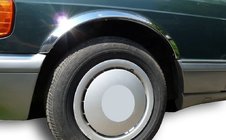 Mercedes S-class W126 1979–1991 Pyöränkaaren kromilistat (4 kpl, ruostumaton teräs) kuva 1