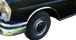 Mercedes W108 1965–1972 Pyöränkaaren kromilistat (4 kpl, ruostumaton teräs) kuva 1