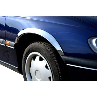 Pyöränkaaren kromilistat (4 kpl, ruostumaton teräs) Opel Omega B 1994–2003 kuva 1