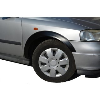 Lokasuojan kaarilistat (SD/HB) (4 kpl, mustat) Opel Astra G Classic 1998–2012 kuva 2